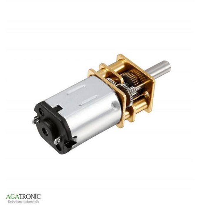 AGATRONIC MOTEUR N20 DC 6V AVEC RÉDUCTEUR 50/200/1000 RPM