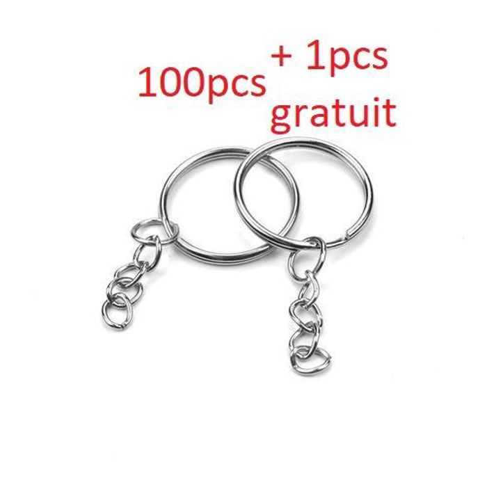100pcs Support  chaine porte clé