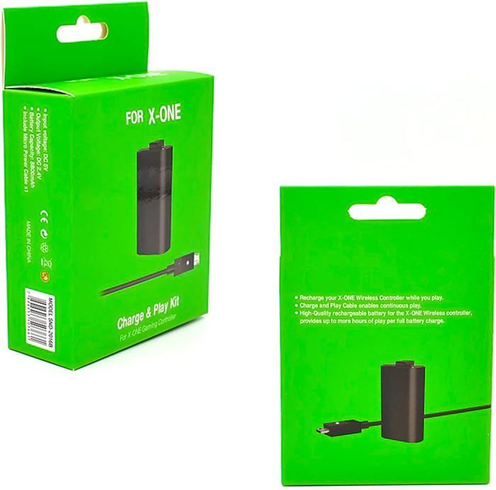 Batterie rechargeable Xbox - câble USB-C