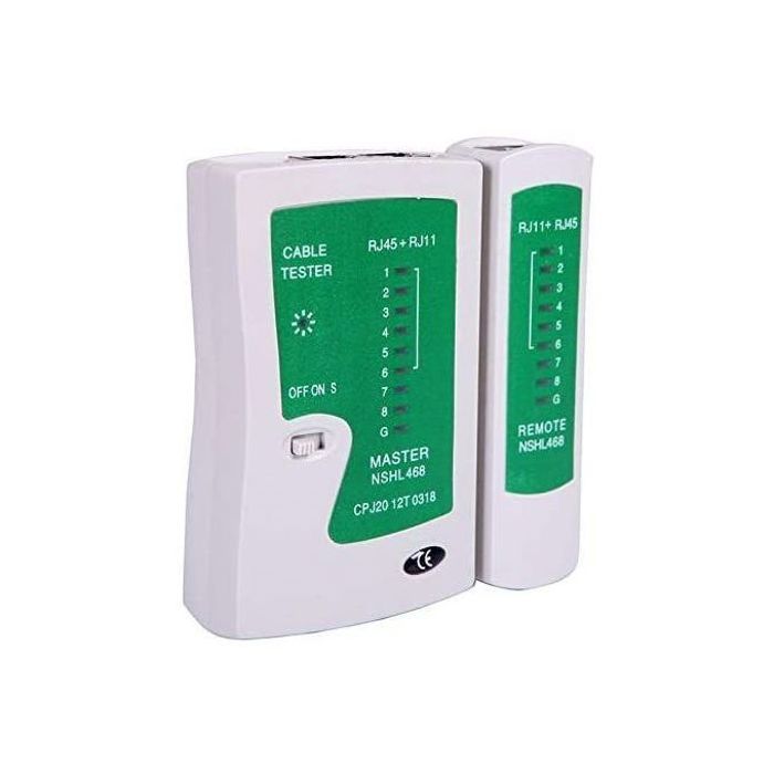Testeur de câble réseau RJ45 et RJ11 LAN, Test RJ45 RJ11 Cat5/6 Cable