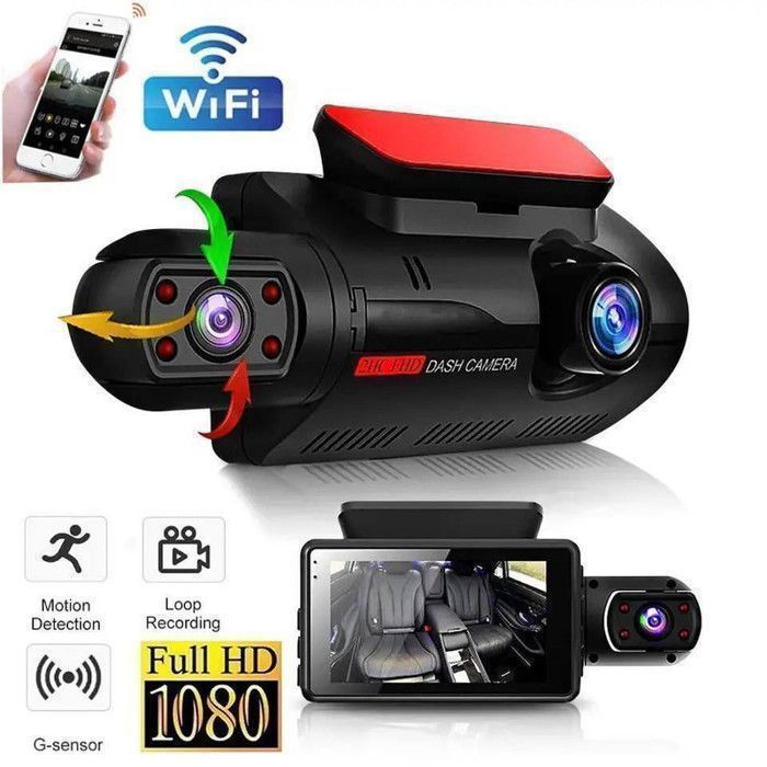 Dvr Car Camera Dual Lens Dash Cam for Cars