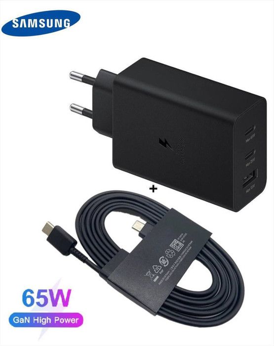 Samsung 65Watt Power Adapter Trio Super Fast Charger