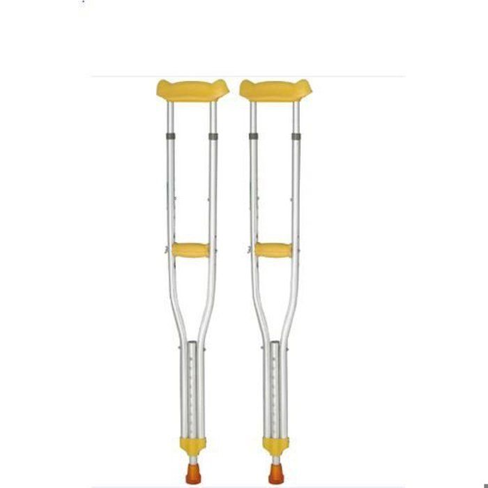 2 béquilles  en aluminium réglable pour adulte de taille medium