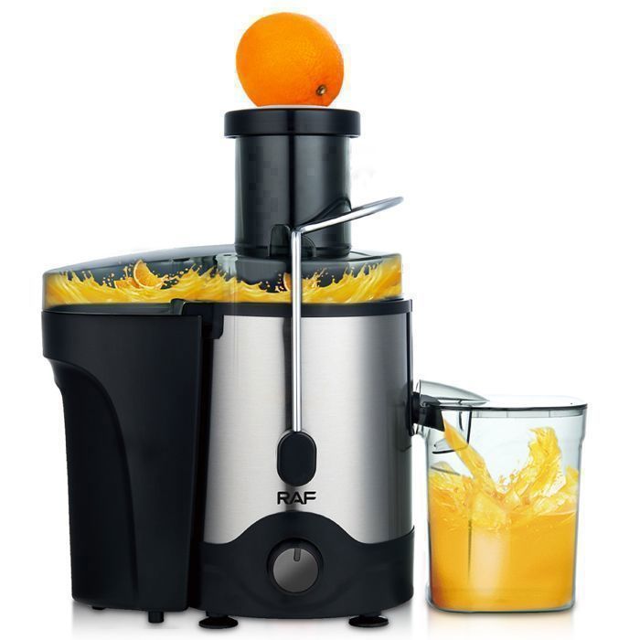 RAF - Centrifugeuse Extracteur de Jus Orange presse-agrumes fruits 600ML - 300W - Inox