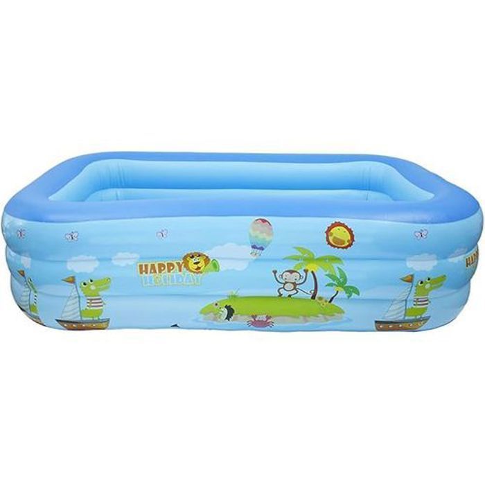 Piscine Gonflable - Non spécifié - 130x90x40cm - PVC Durable - Drainage Séparé - Installation Facile