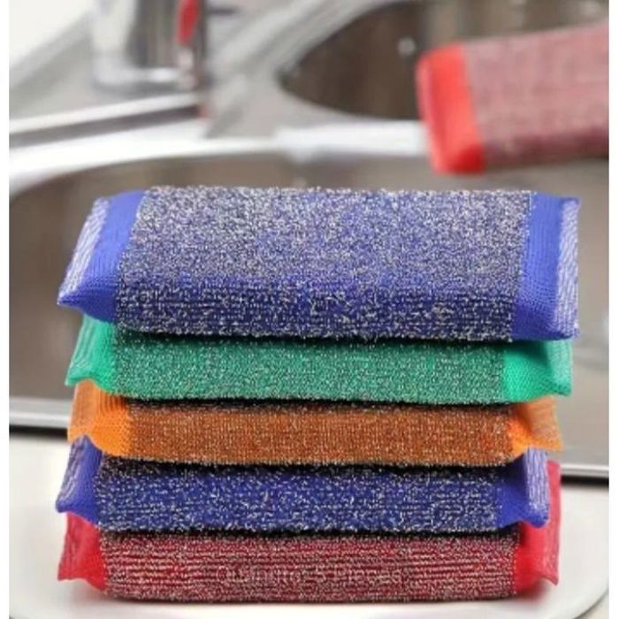 4 éponges multifonctionnelles pour le lavage de la vaisselle et les brosses - Douces sur les mains