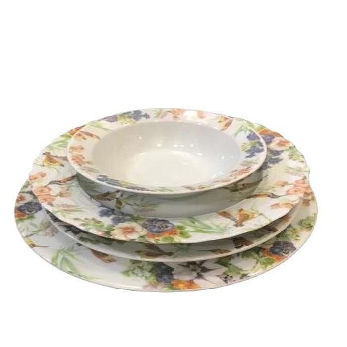 SERVICE DE TABLE 24 PCS en porcelaine DE TRES BONNE QUALITE