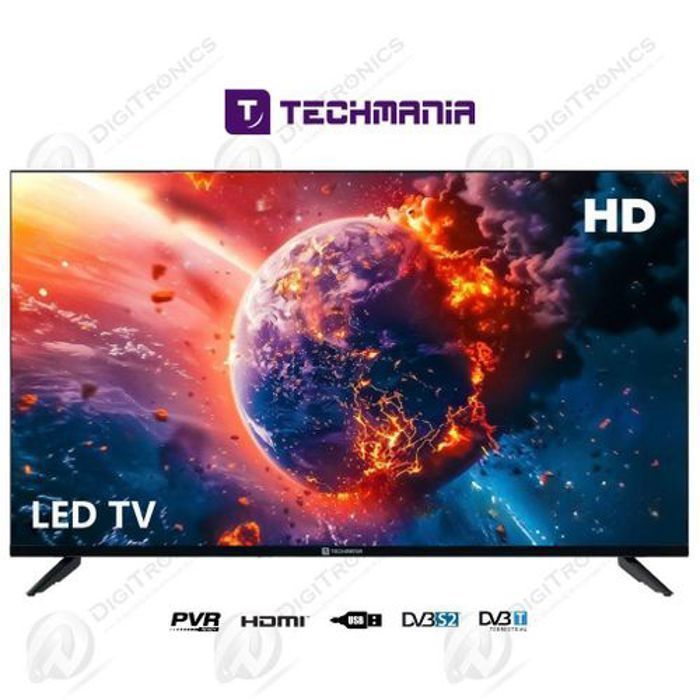 Techmania 32 LED TV HD 720P - Récepteur intégré + Support Mural