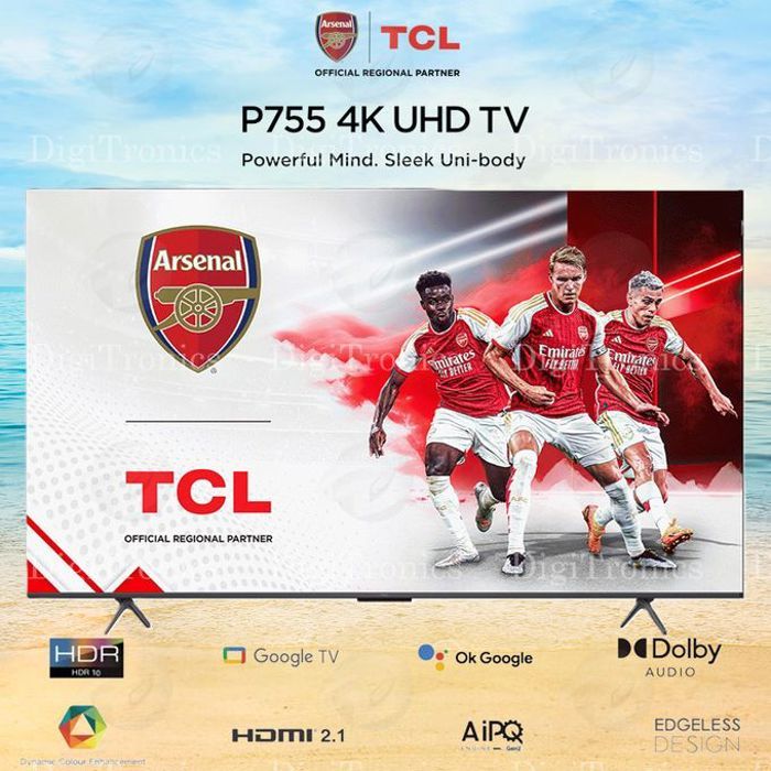 TCL 55" Google TV™ 4K UHD 120Hz Game Accelerator Bluetooth™ HDR10™ Dolby™ 55P755