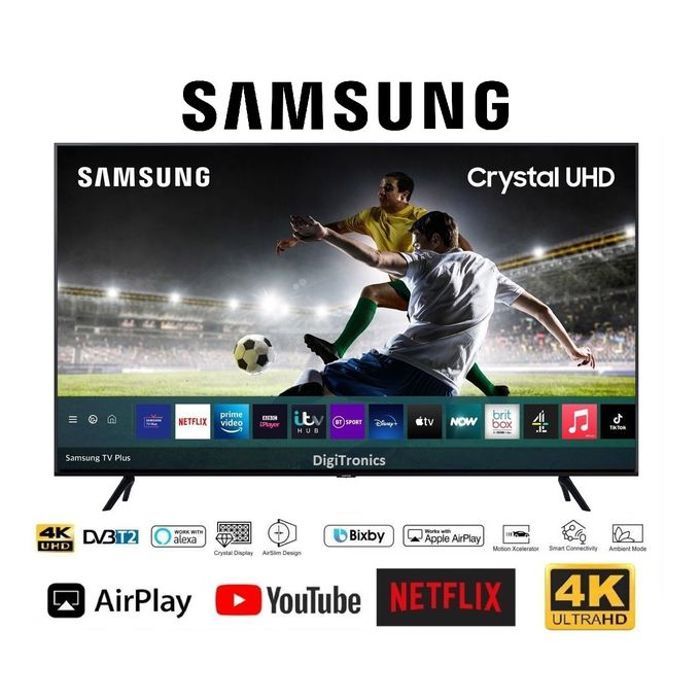 SAMSUNG TV 58" Smart 4K Crystal UHD - Série 7 - Bluetooth - Récepteur Intégré 58CU7175