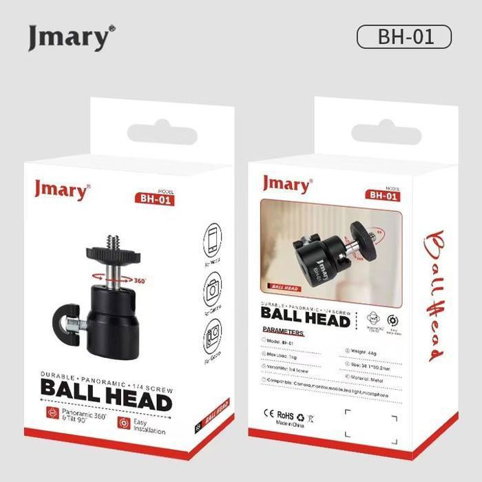 Jmary Accessories Pour Trepied Rotule à Bille Facile à Installer BH-01