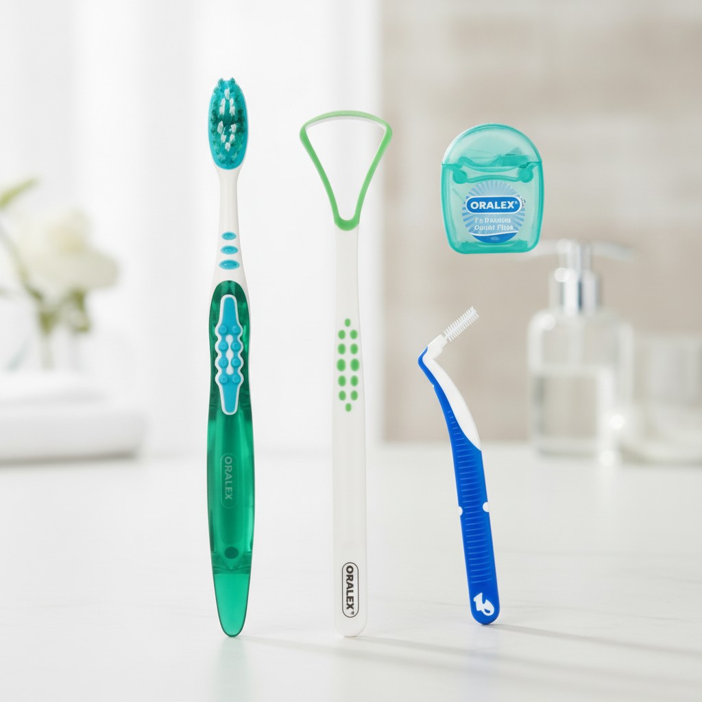 Kit dentaire de voyage 4 en 1 sensitive 0,01mm - ORALEX - Marjane Mall - Image 2