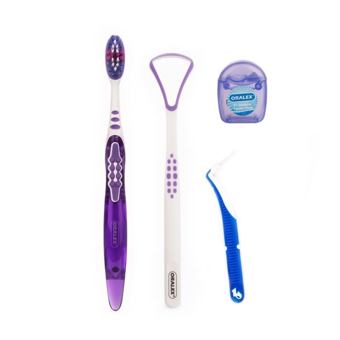 Kit dentaire de voyage 4 en 1 sensitive 0,01mm - ORALEX