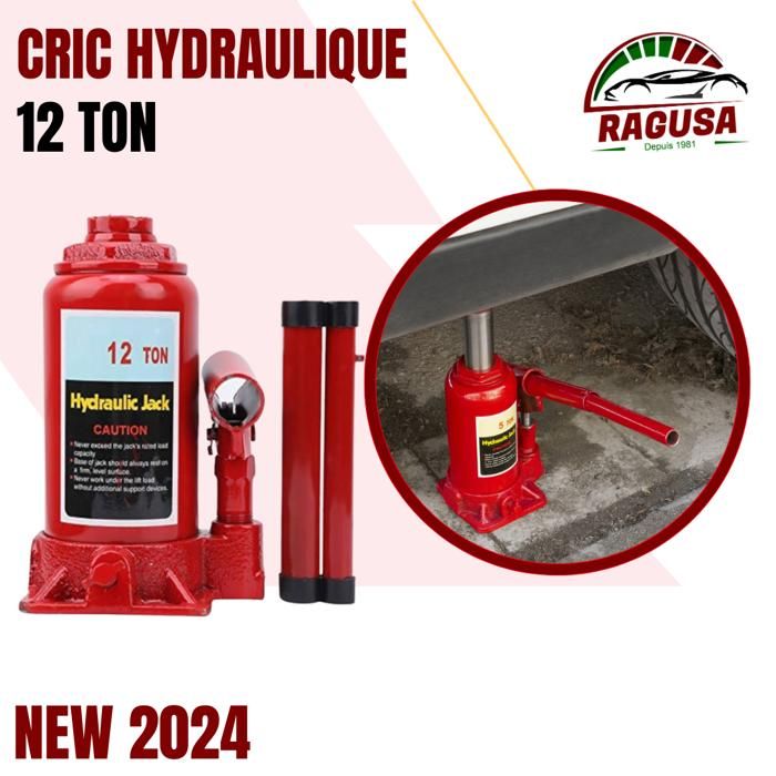 Cric Hydraulique professionnel de 12 tonnes
