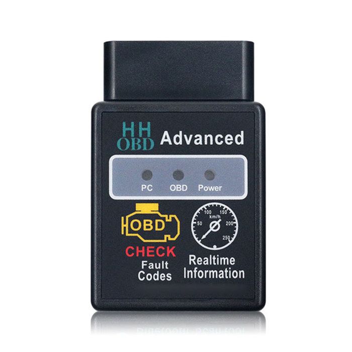 HH OBD ELM327 V2.1 Bluetooth OBD2 OBDII CAN BUS - Outil de diagnostic de voiture, scanner de moteur, adaptateur d'interface