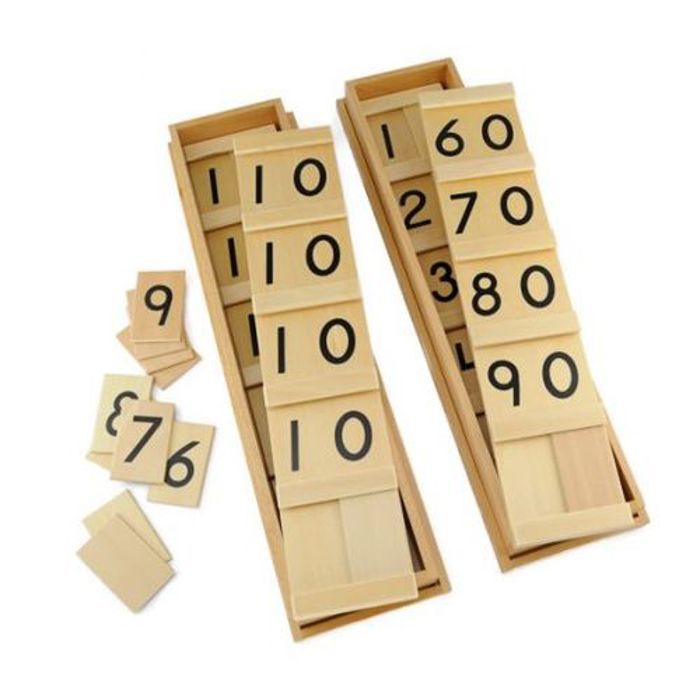Montessori pour enfant Tables de Seguin 1 et 2