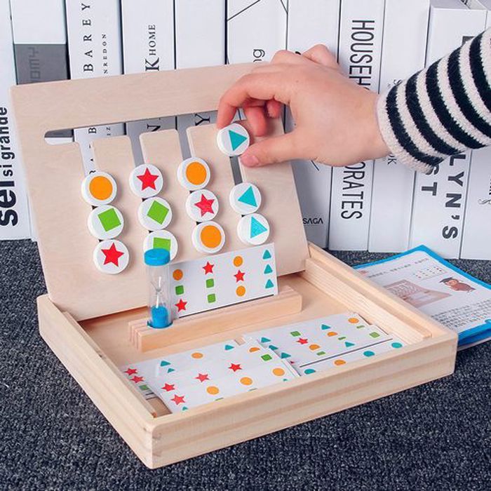 Jeu d'assemblage - Logic Game - Enfant - Couleurs variées - À monter soi-même - 3 ans et plus