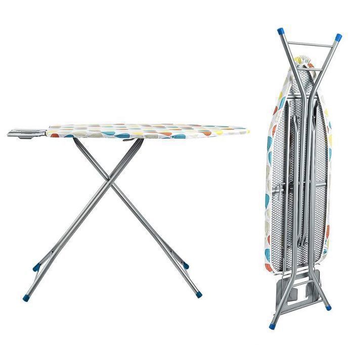 Planche à Repasser Pliable – Table de Repassage à Hauteur Réglable – Couleur Aléatoire