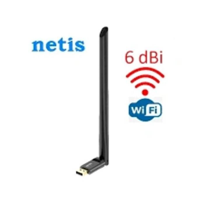 Cle WiFi Adaptateur USB, Sans Pilote, Sans fil, 150Mbps, Antenne, 6 Dbi