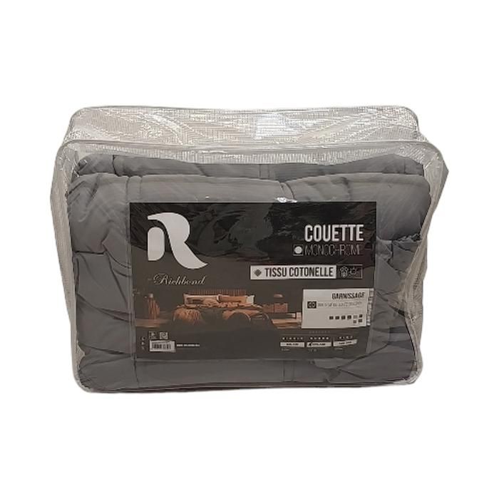 COUETTE R MONOCHROME 220X240 GRIS CLAIR 300 G