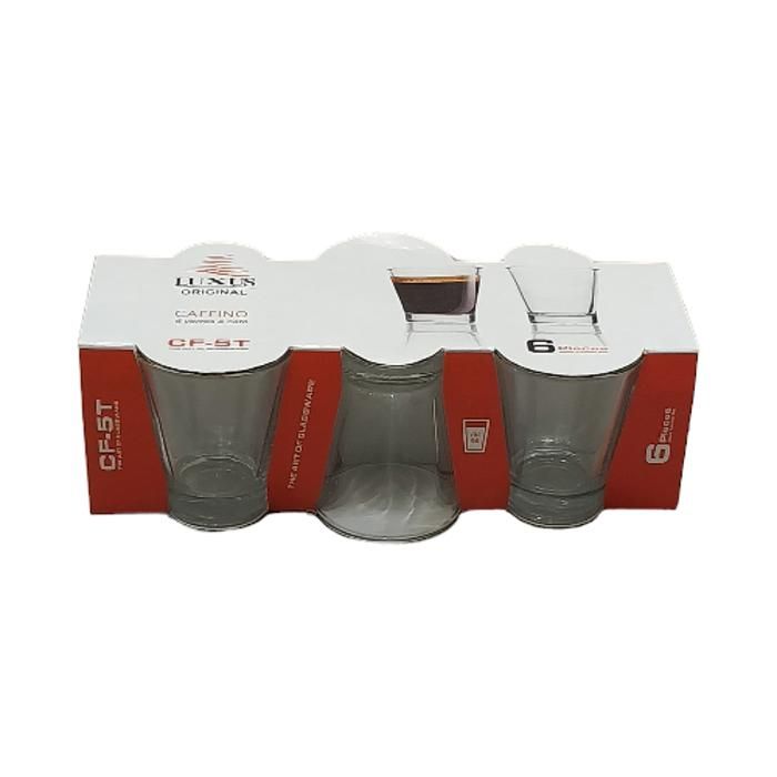 6 Verres à Café 9 cl – Modèle Caffeino