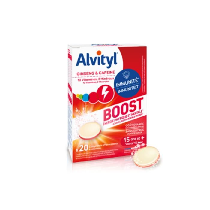 Alvityl Effervescents Boost D’Énergie 20 Comprimes