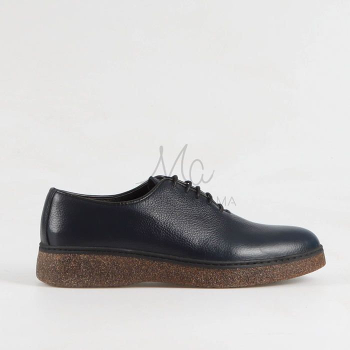 Mocassins Hommes Cuir en Bleu