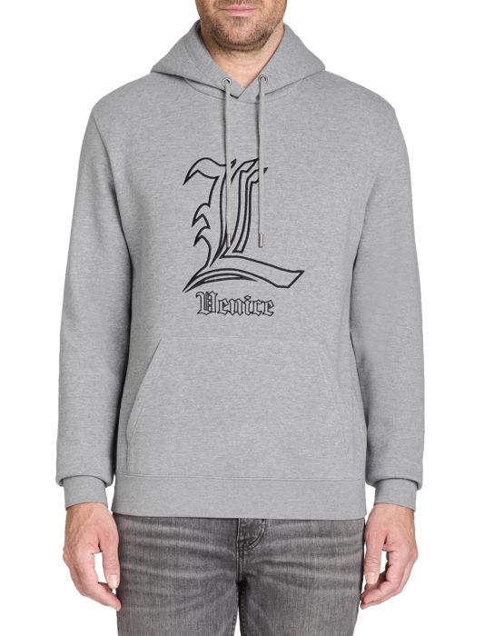 Sweat à capuche en coton mélangé