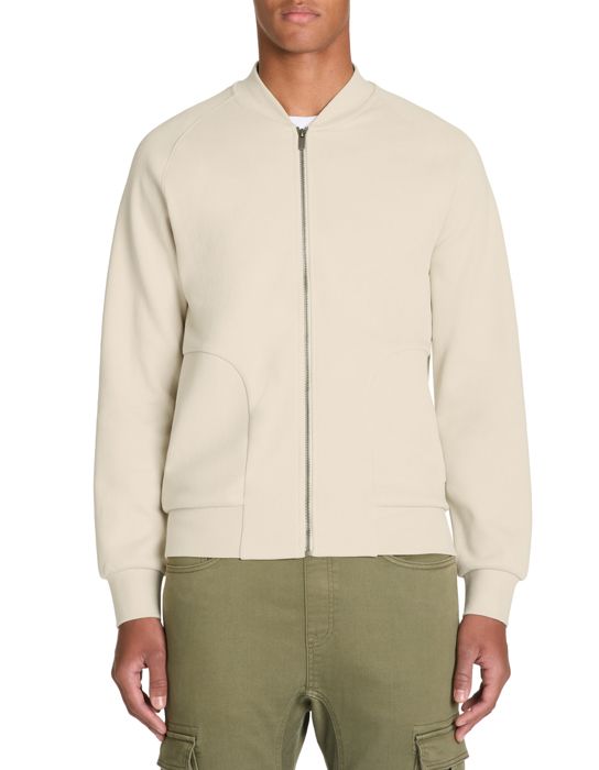 Sweat zippé regular coton mélangé