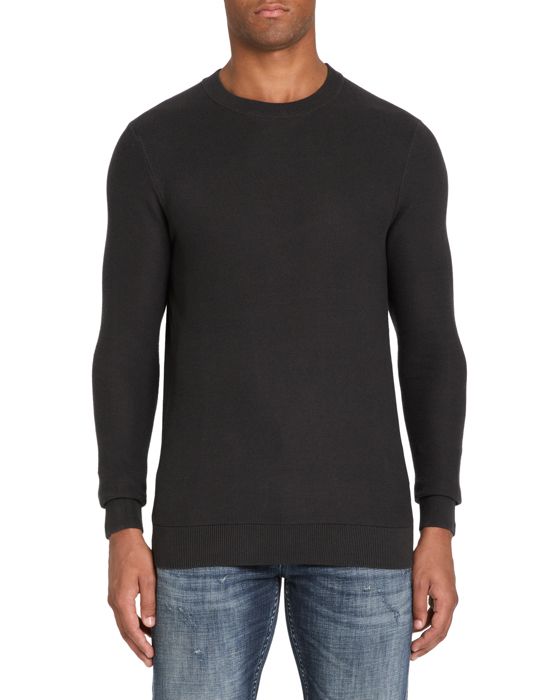 Pull col rond 100% coton