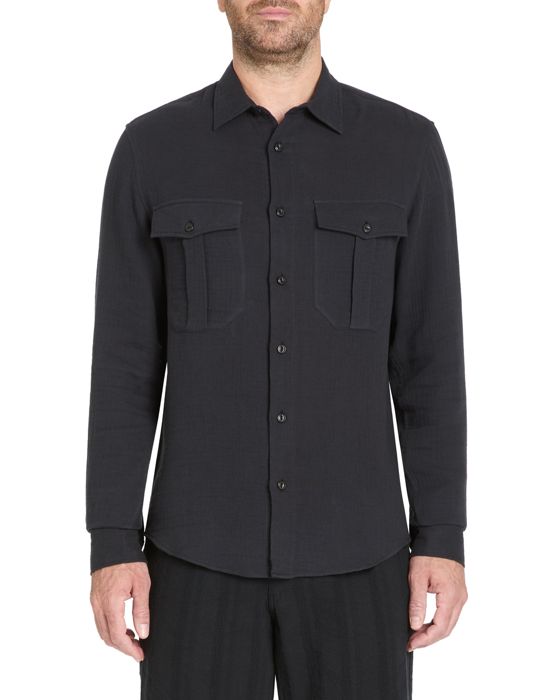 Chemise regular casual coton