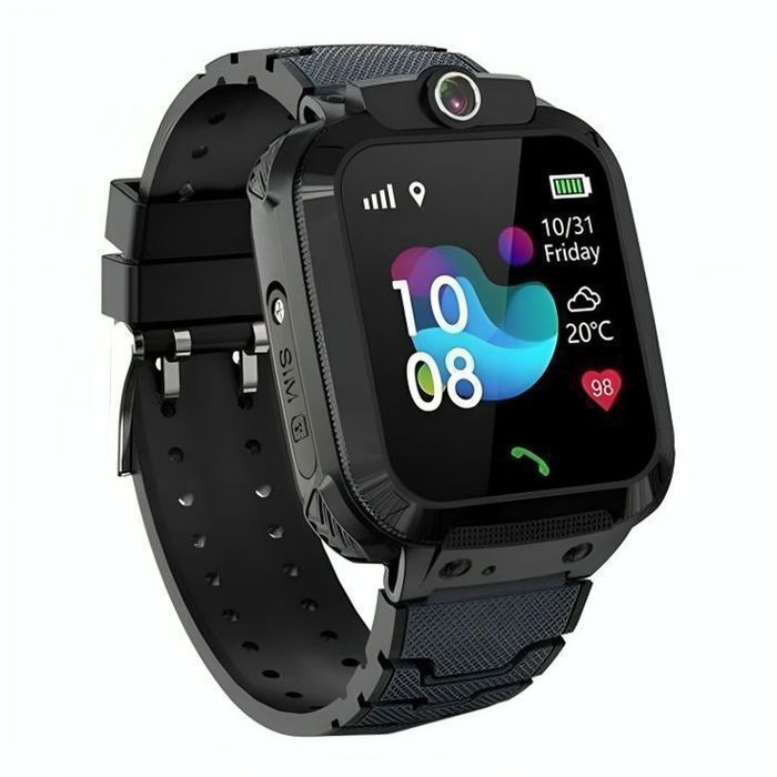 Montre Intelligente pour Enfant – Noir