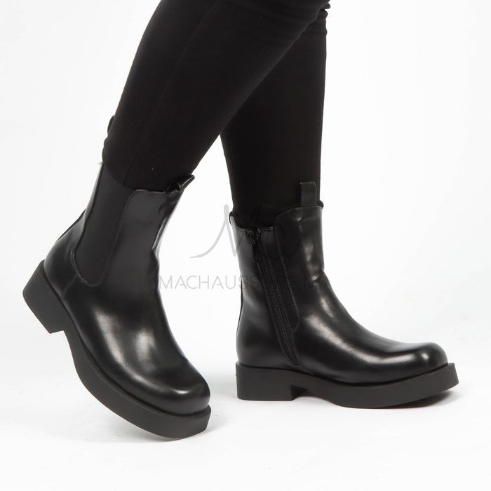 Riley - Bottines Femmes en Noir-39