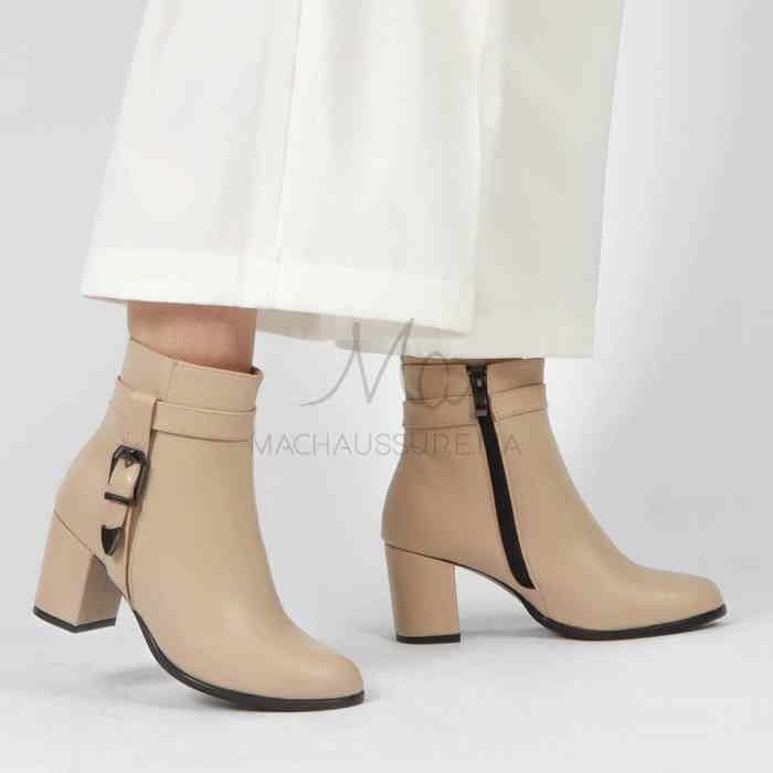 Bottines - Kalvy - Beige - Confortables - Chic - Tendance
