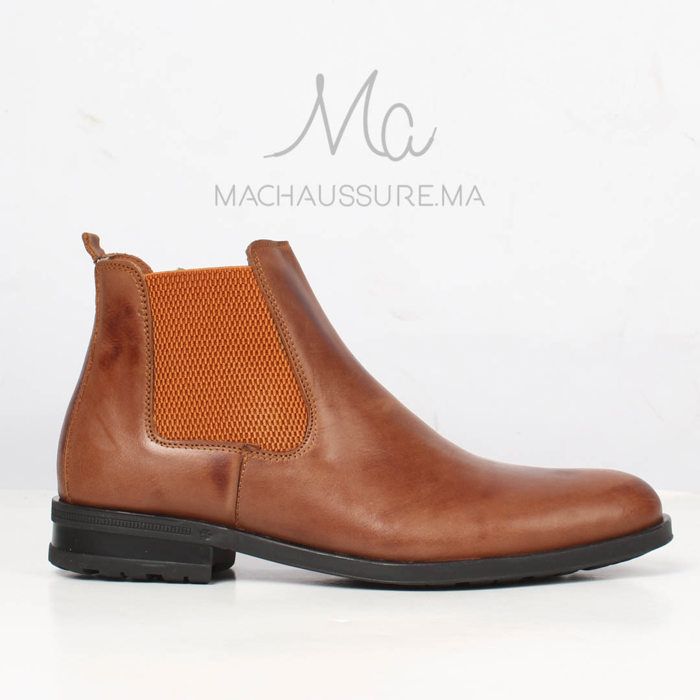 CHELSEA - Boots Hommes en Tabac-43