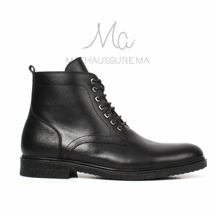 HIKER - Bottines à lacets - Noir-41