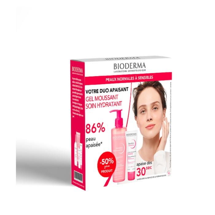 Bioderma Sensibio Defensive Creme 40Ml + Sensibio Gel Moussant 200Ml