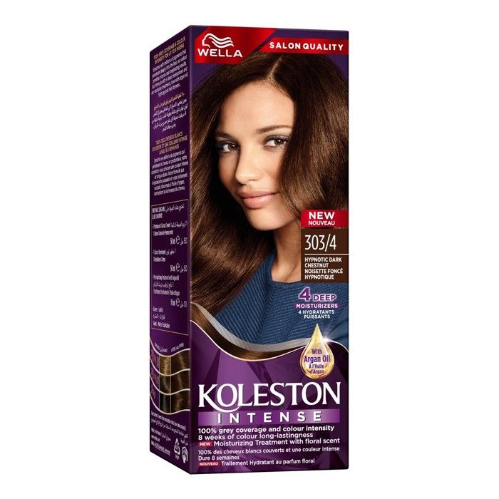 Coloration capillaire intense Wella Koleston 303/4 Châtain foncé