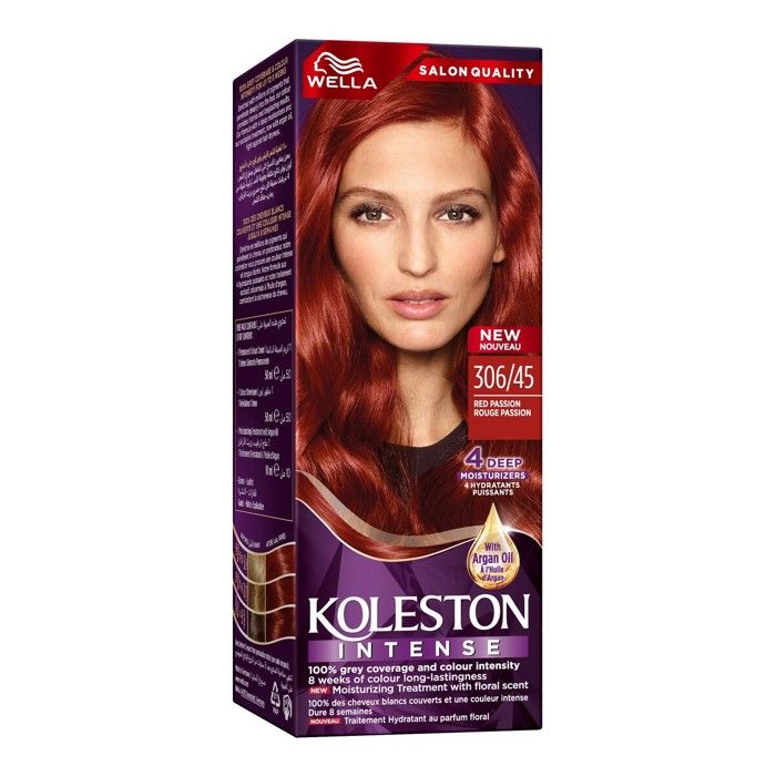 Coloration capillaire intense Wella Koleston 306/45 Rouge Passion