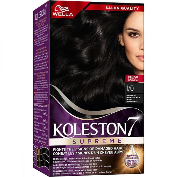 Coloration capillaire  Kate Night Dark 1/0 de Wella Koleston