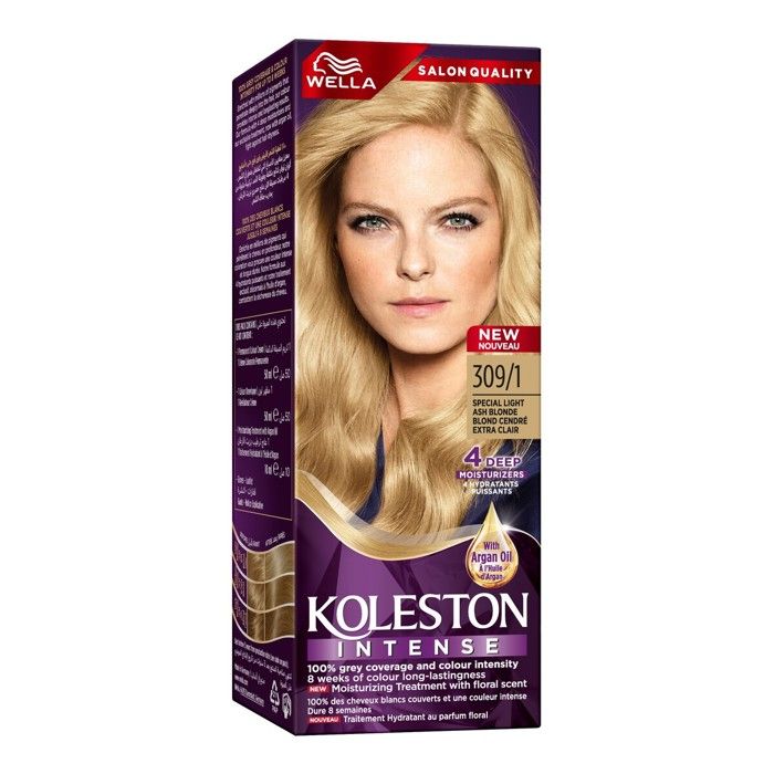 Coloration capillaire intense Wella Koleston 309/1 Blond clair cendré spécial