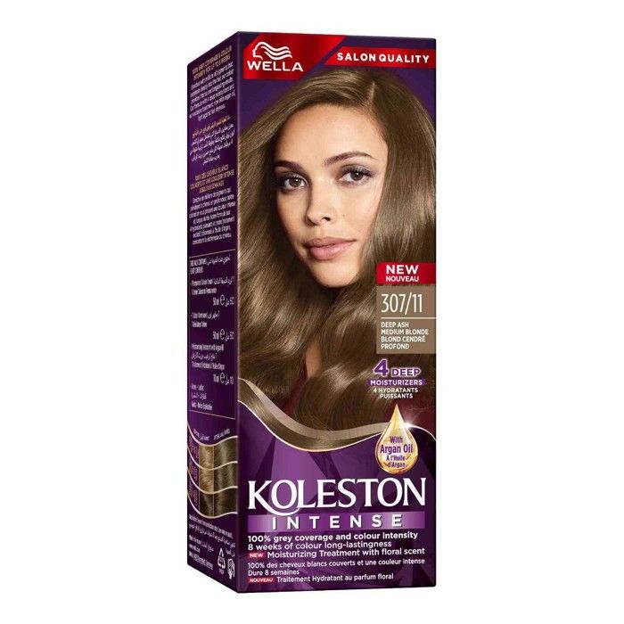 Coloration capillaire Wella Koleston 307/11 Blond moyen cendré