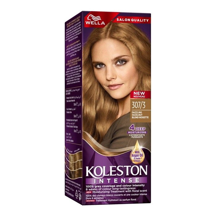 Coloration capillaire intense Wella Koleston 307/3 Noisette