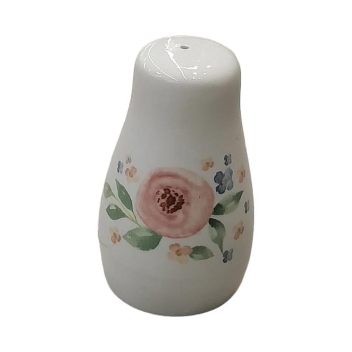 SALIERE EN PORCELAINE DECOREE H 9CM REF YKM