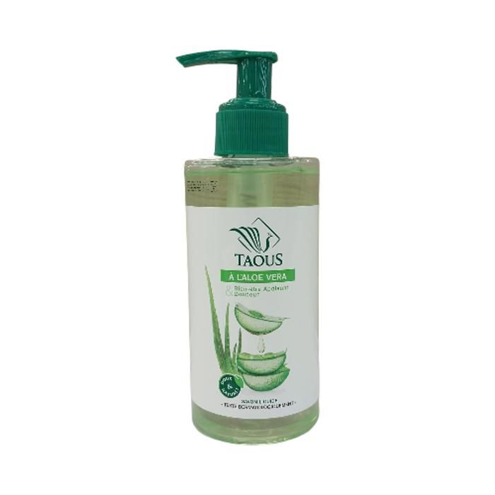 TAOUS, SAVON LIQUIDE ALOÉ VÉRA, FLACON POUSSE MOUSSE
