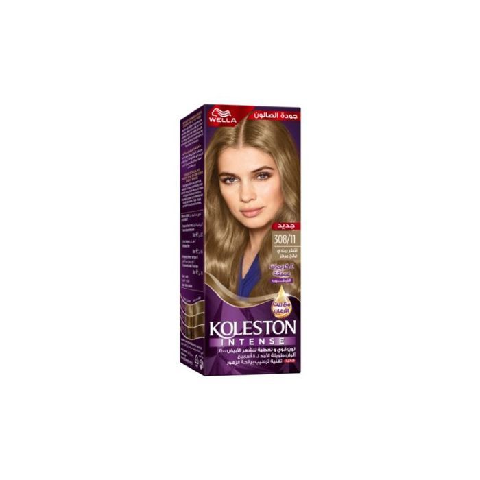 Coloration capillaire Wella Koleston 308/11 Blond clair cendré