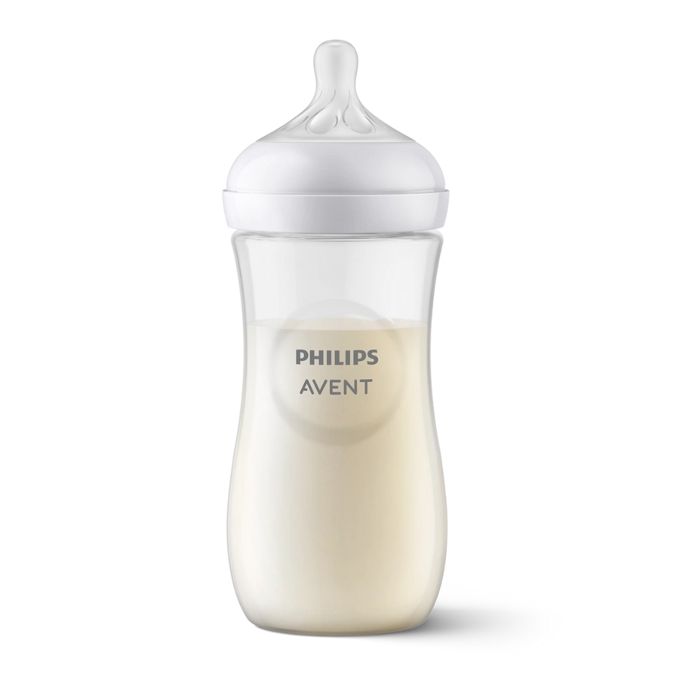 Biberon Philips Avent Natural Response 330 ml - Facilite l'Alternance Sein/Biberon - 3 Mois et Plus
