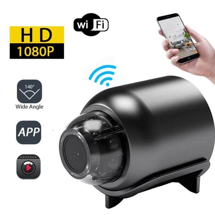 Mini caméra IP WiFi X5 HD 1080p,détecteur de son inclus,pour la maison et le bureau,micro moniteur pour bébé,avec vision nocturne