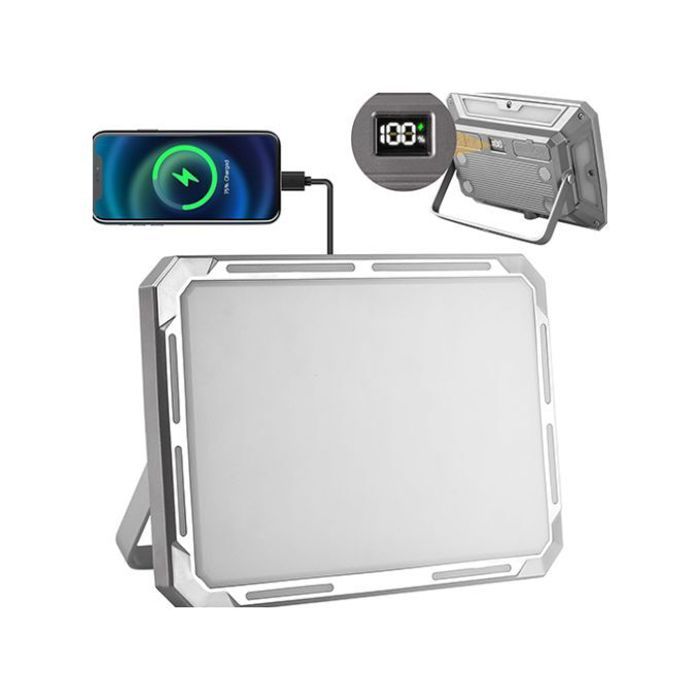 Projecteur LED Rechargeable 50W 4000mah Batterie Avec USB/Magnétique/3000-7000K