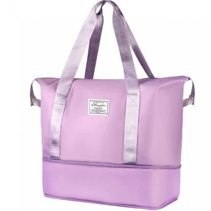 Sac à main de travel, gym, Sac de sport, Sac à bandoulière de Vêtements, voyage Violet